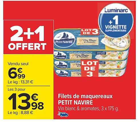 Filets De Maquereaux Petit Navire