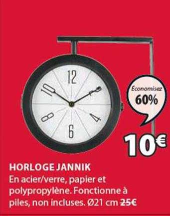 Horloge Jannik