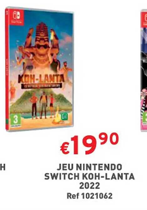 jeu nintendo switch koh-lanta 2022