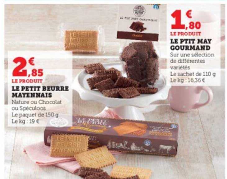 le petit beurre mayennais, le ptit may gourmand