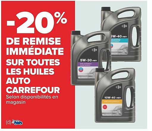 Les Huiles Auto Carrefour
