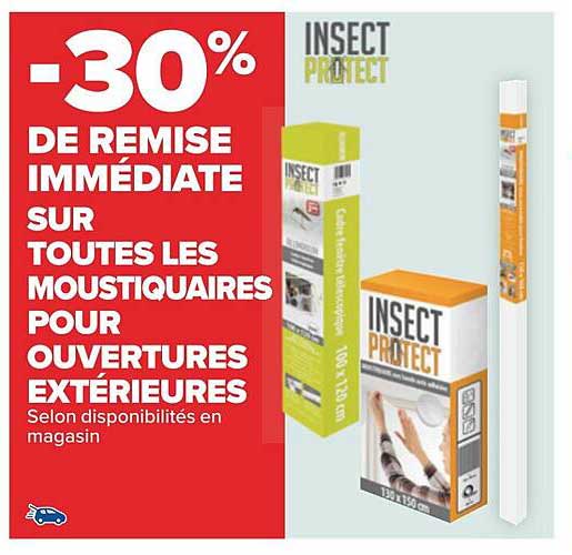 les moustiquaires pour ouvertures extérieures