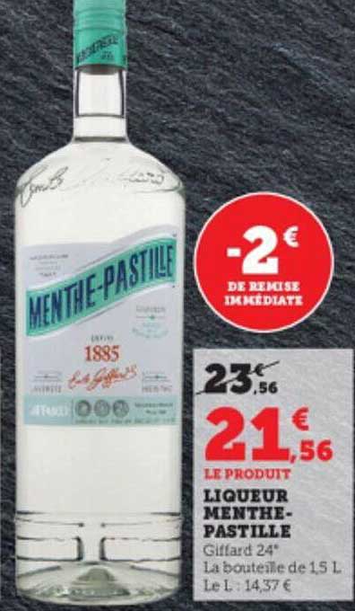 liqueur menthe-pastille