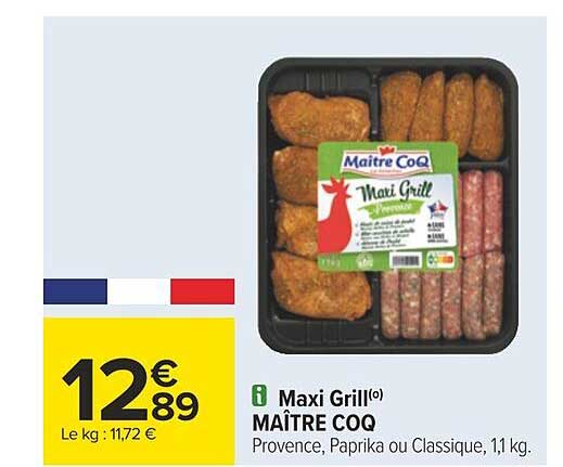 maxi grill maître coq