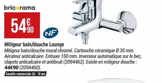 mitigeur bain-douche lounge
