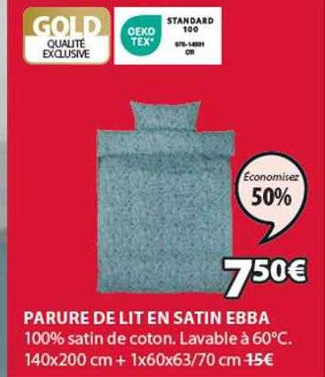 parure de lit en satin ebba