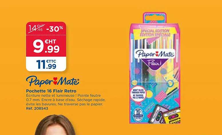 pochette 16 flair retro paper mater