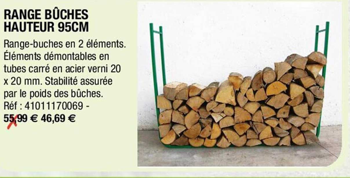 range bûches hauteur 95 cm