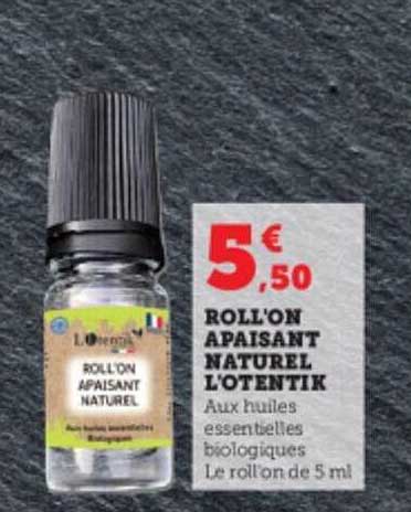 roll'on apaisant naturel l'otentik
