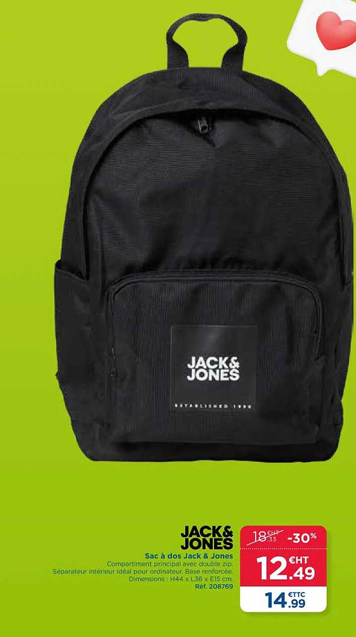 sac à dos jack & jones