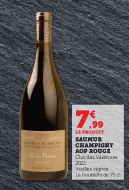 saumur champigny aop rouge