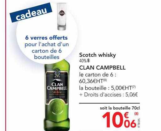 scotch whisky clan campbell