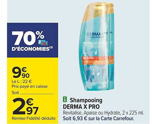 shampooing derma x pro
