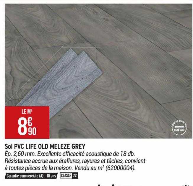 sol pvc life old mélèze grey