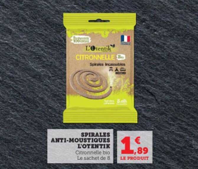 spirales anti-moustiques l'otentik