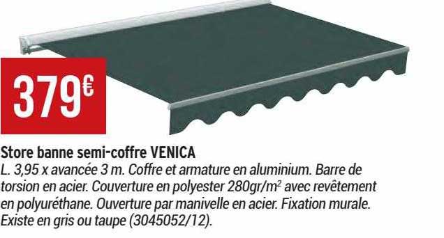 store banne semi-coffre venica