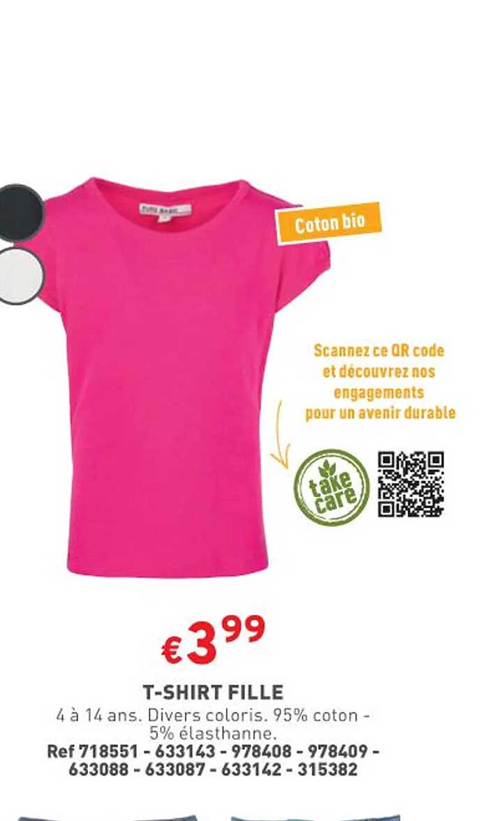 t-shirt fille