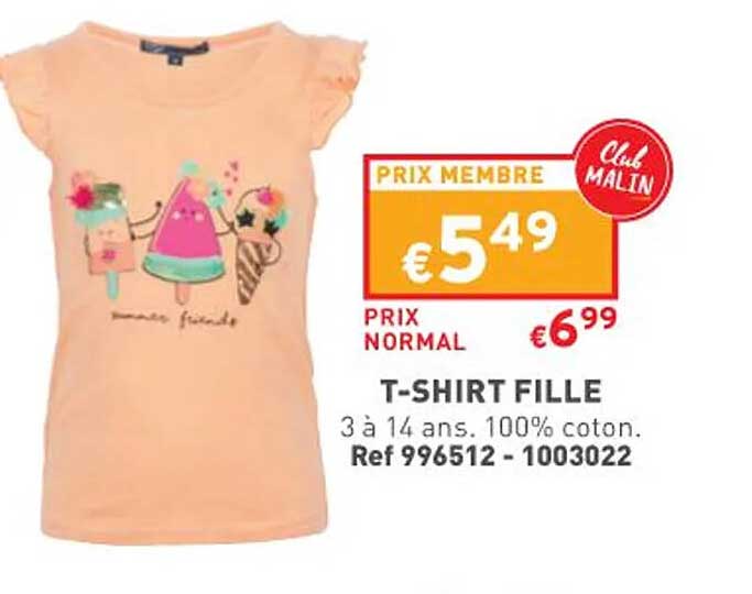 t-shirt fille