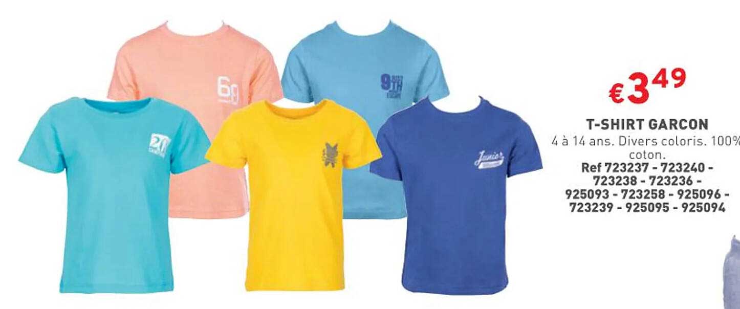 t-shirt garçon