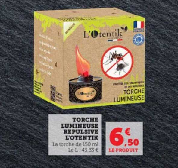 torche lumineuse répulsive l'otentik