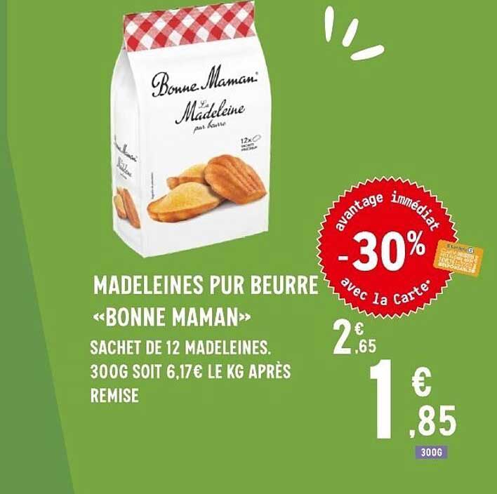 Bonne Maman Madeleines pur beurre