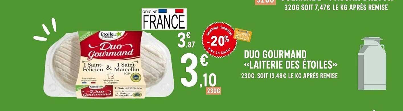 Duo Gourmand Laiterie des Étoiles
