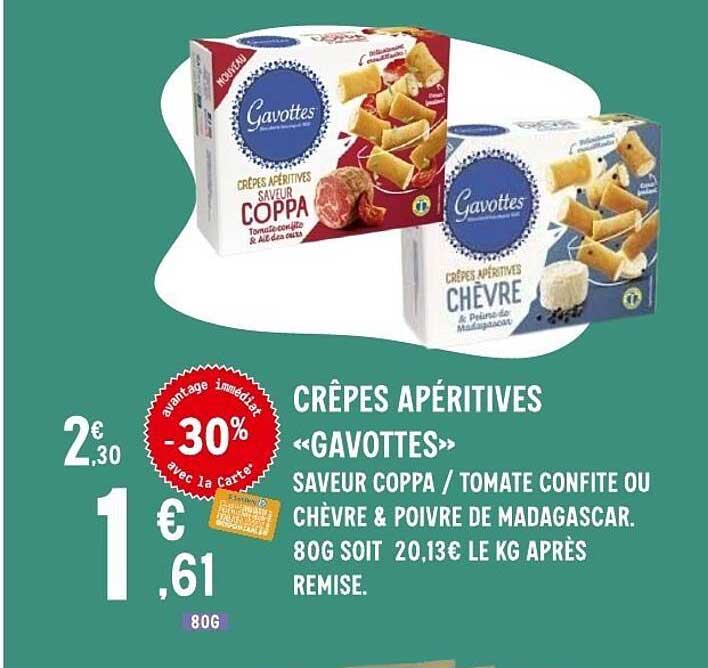 Gavottes Crêpes Apéritives
