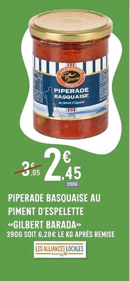 Gilbert Barada Piperade Basquaise