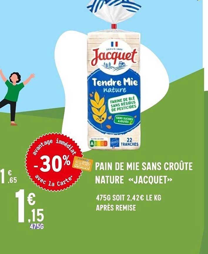 Jacquet Tendre Mie nature