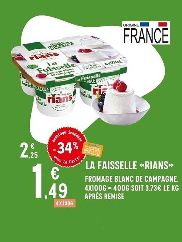 LA FAISSELLE «RIANS»