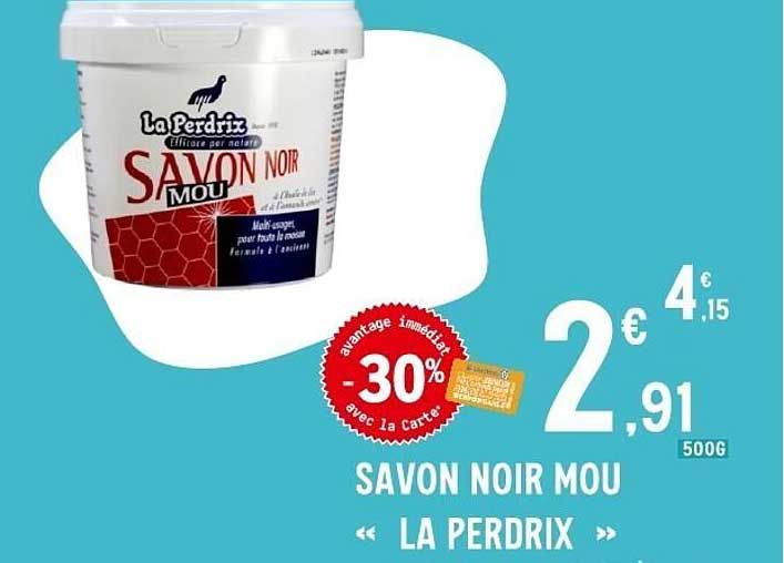 La Perdrix Savon Noir Mou