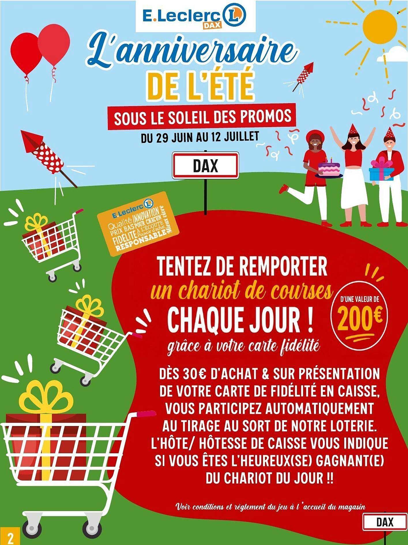 L'anniversaire DE L'ÉTÉ