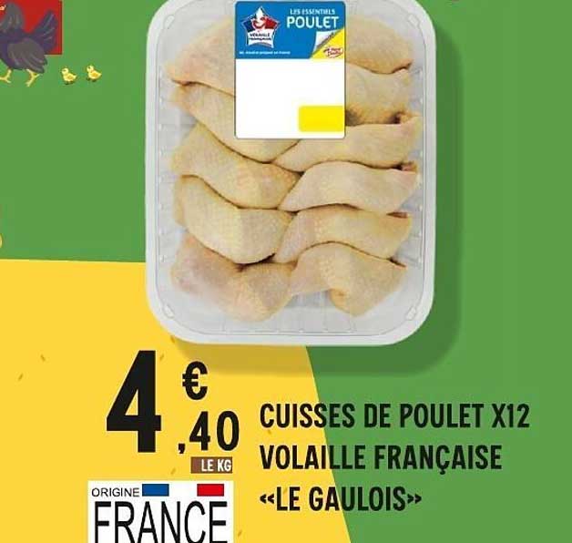 LE GAULOIS CUISSES DE POULET X12