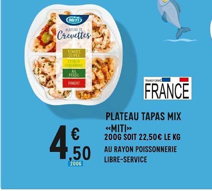 MITT Plateau de Crevettes