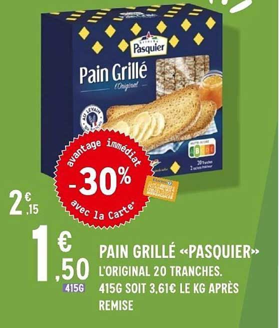 Pasquier Pain Grillé