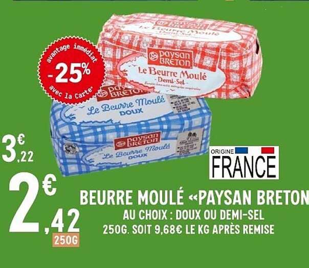 Paysan Breton Beurre Moulé