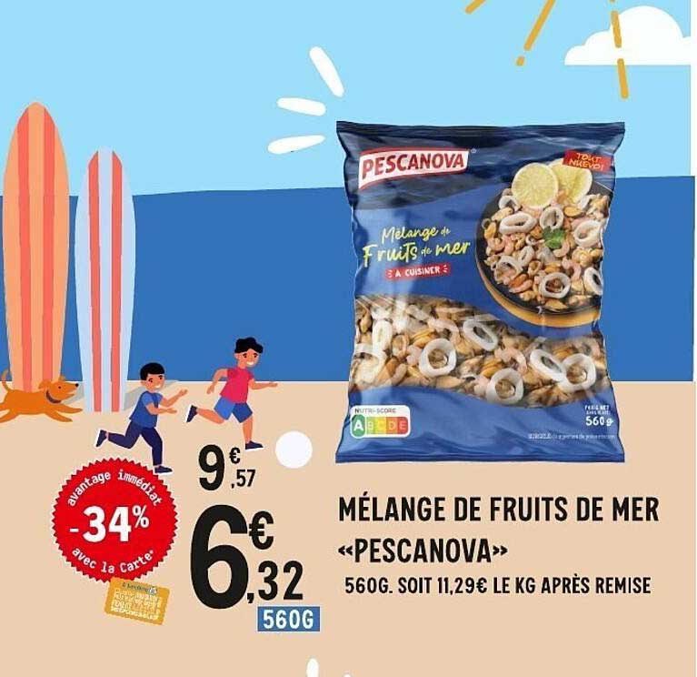 PESCANOVA Mélange de fruits de mer