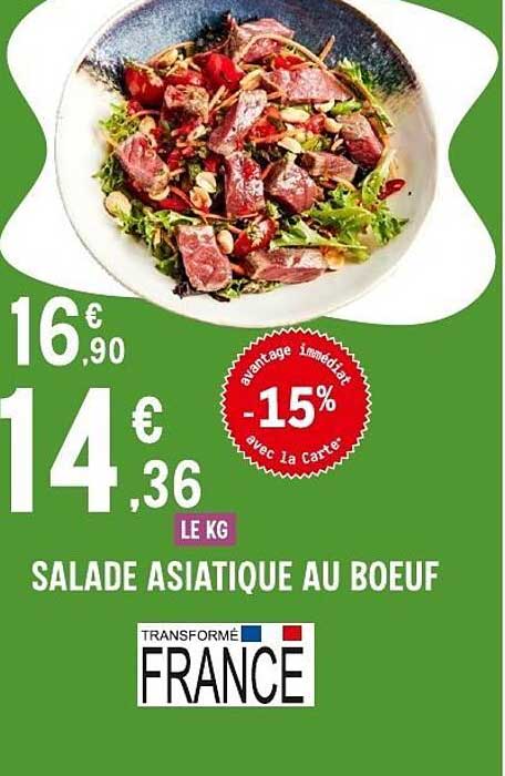 SALADE ASIATIQUE AU BOEUF