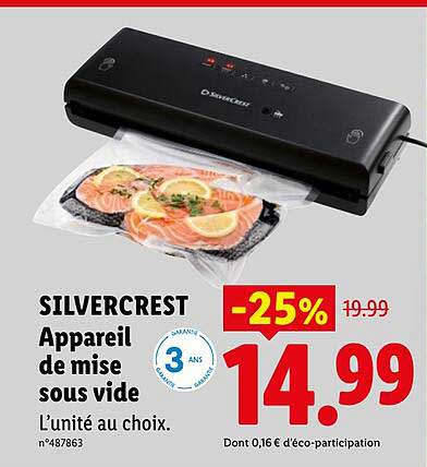 SILVERCREST Appareil de mise sous vide