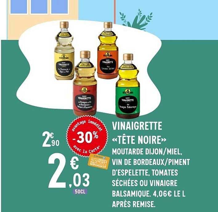 VINAIGRETTE «TÊTE NOIRE»