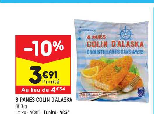 8 Panés Colin D'alaska