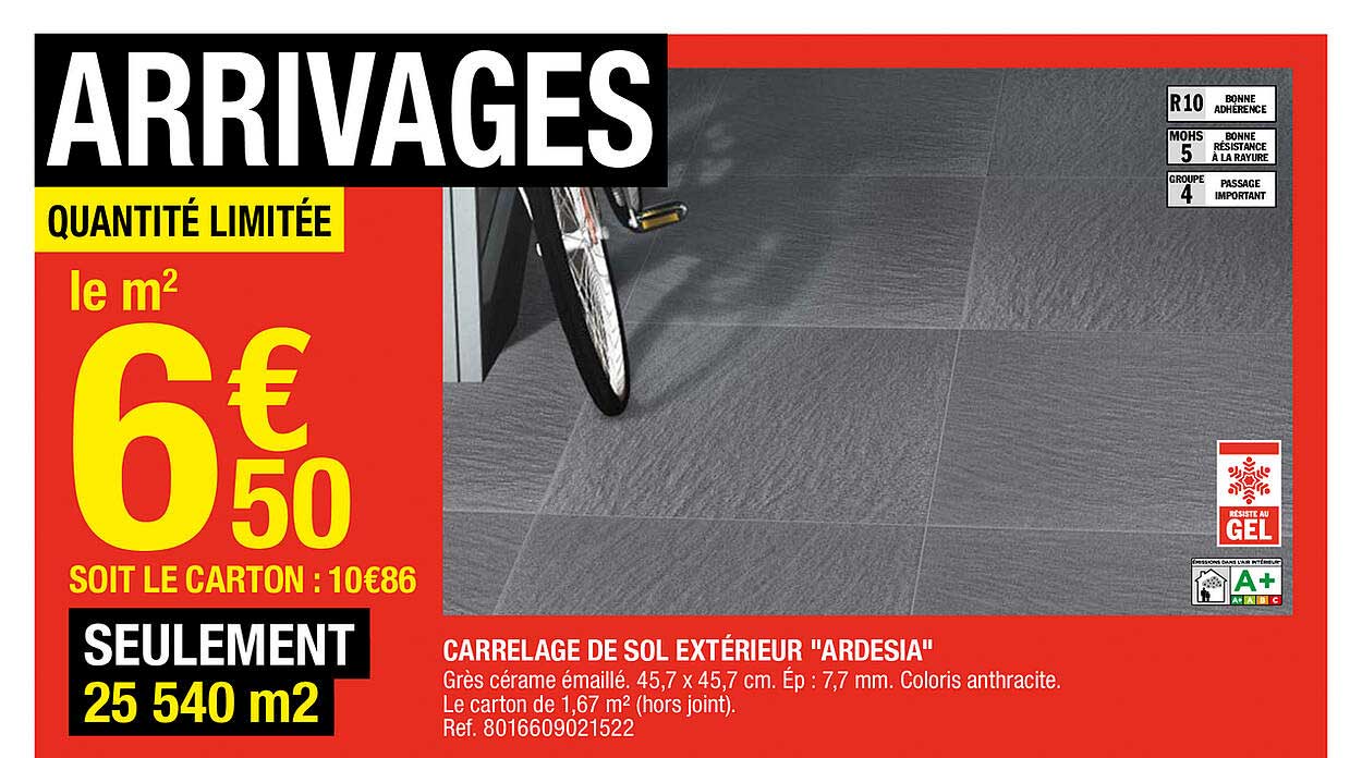 Carrelage De Sol Extérieur "ardesia"