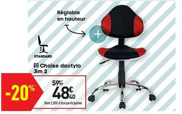 chaise dactylo jim 2