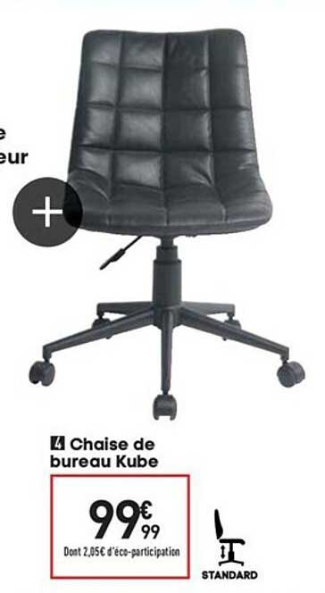 chaise de bureau kube