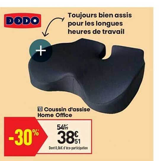 coussin d'assise home office dodo