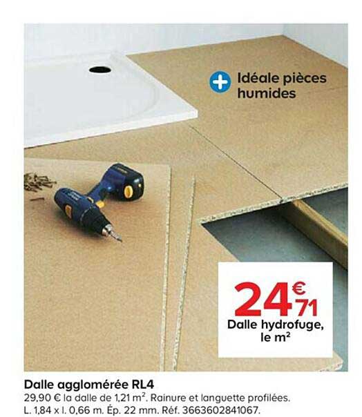 dalle agglomérée rl4