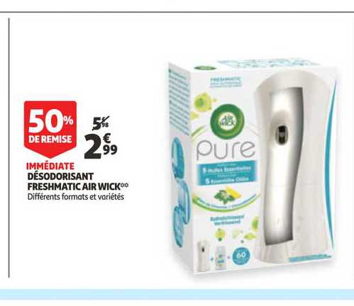 désodorisant freshmatic air wick