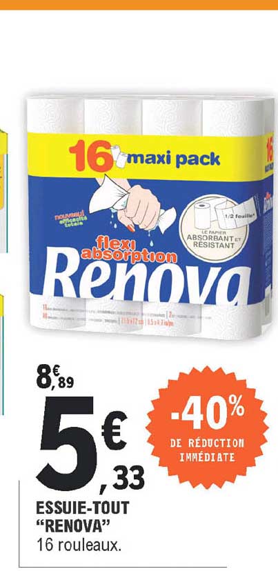 essuie-tout "renova"