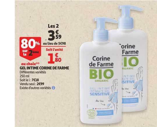 gel intime corine de farme