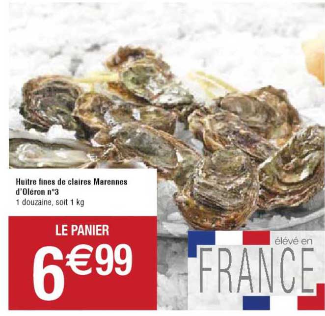 huître fines de claires marennes d'oléron n°3
